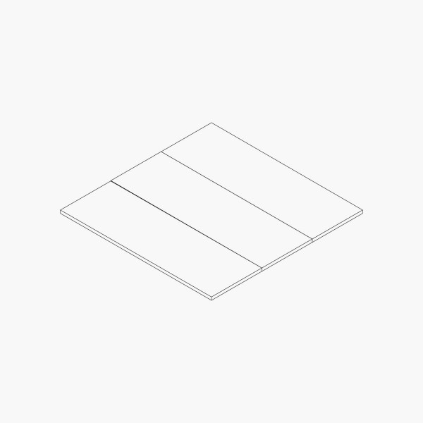 Holzauflage für Cube - MODULAP ONE