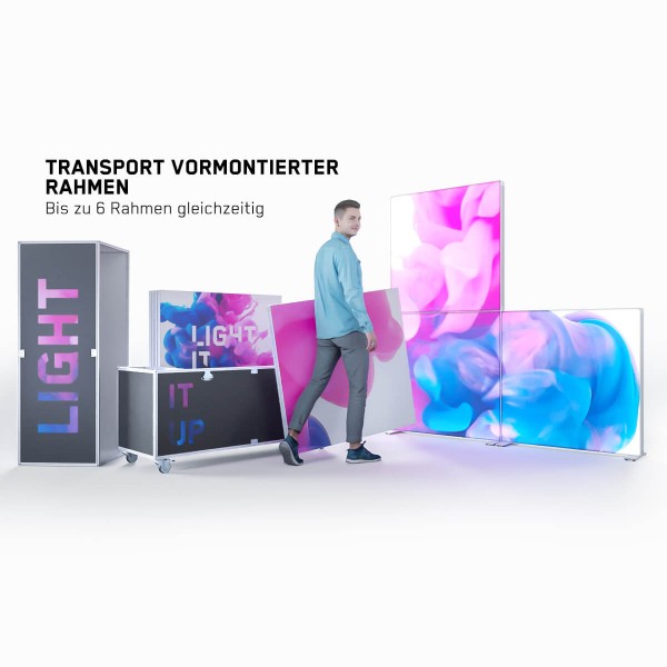 Transportcase passend für LED ONE B 107,5 x H 107,5 cm